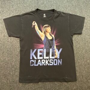 Hanes Kelly Clarkson Tour 2012 Unisex Medium Black Concert Graphic T-Shirt M